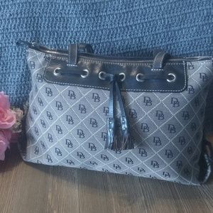 Dooney & Bourke Black Monogram Handbag